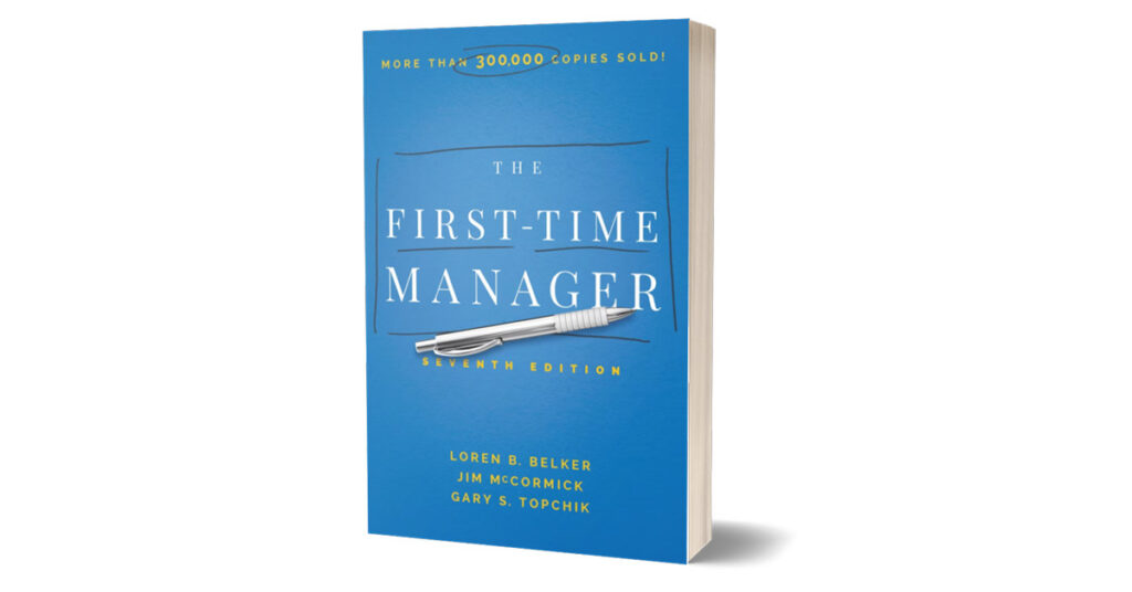 Paperback of The First Time Manager