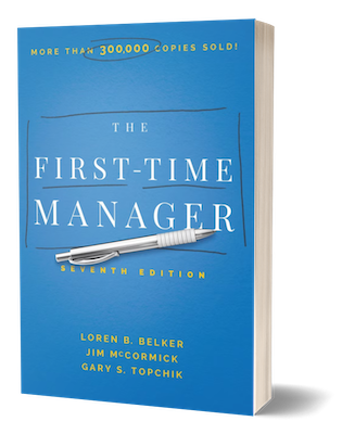 Paperback of The First Time Manager