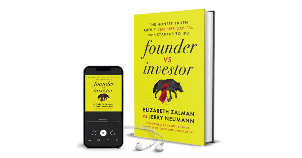 Hardcover and audiobook of Founder vs Investor