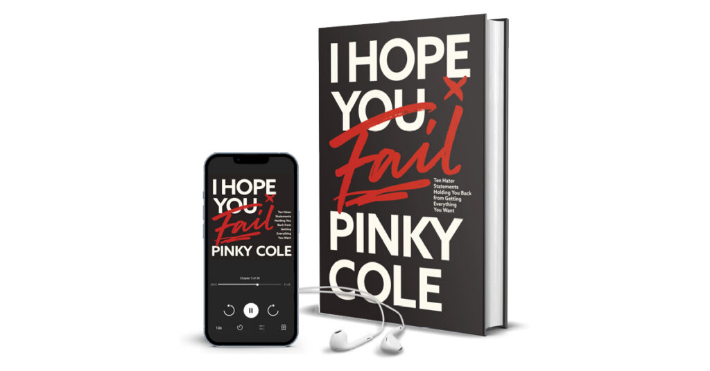Hardcover and audiobook of "I Hope You Fail"