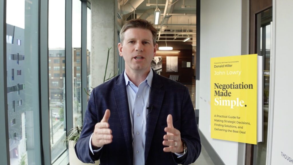 John Lowry discussing his book "Negotiation Made Simple"