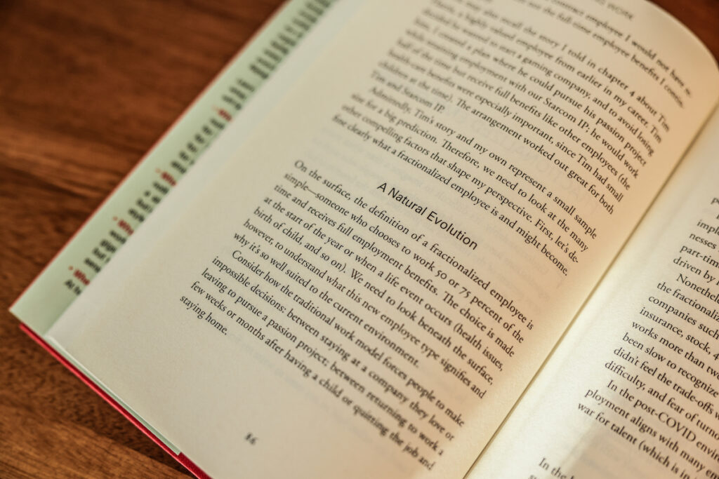 Interior pages of Rethinking Work